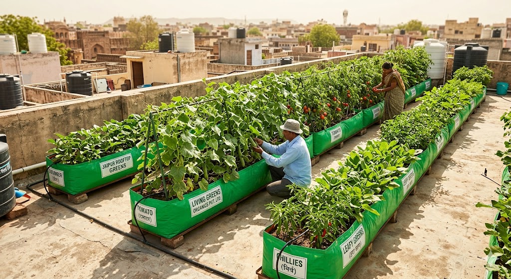Jaipur Entrepreneur Turns 4,000+ Scorching Rooftops Into Cool Organic Farms